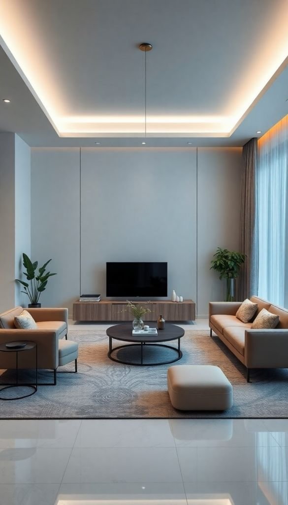 Sala com Parede Verde